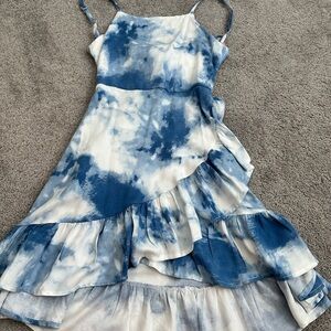 Girls summer wrap dress